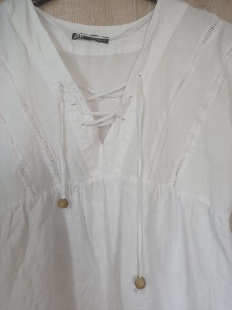 Ľanová blúzka zara, zara,m