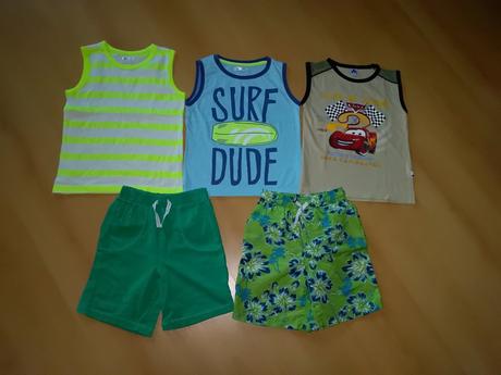 Letný balík tielka a kraťasy 122/128, 122–134