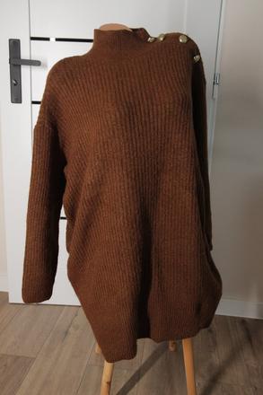 Hnedý sveter, river island, l, river island,l