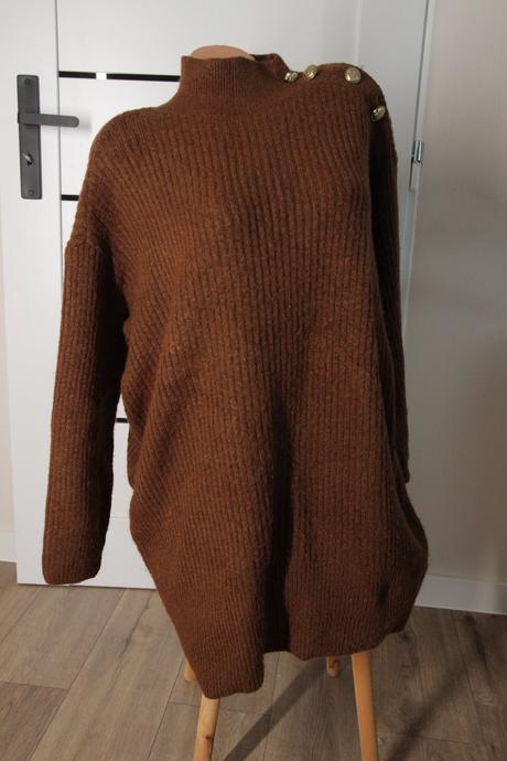 Hnedý sveter, river island, l, river island,l