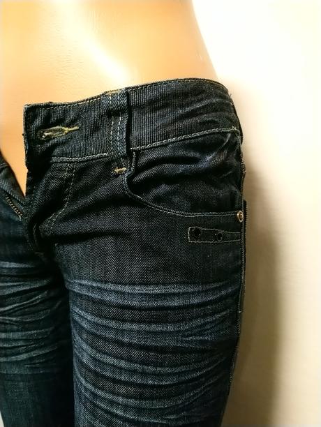 Dámske tmavo modré rifle, sciapai, xs