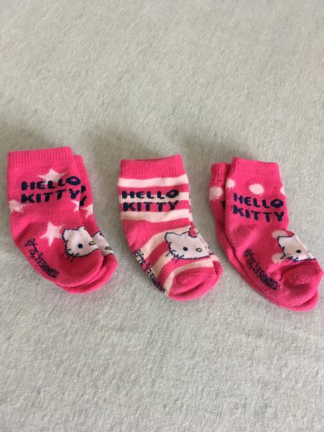 Ponozky hello kitty - 3 pary, sanrio,17