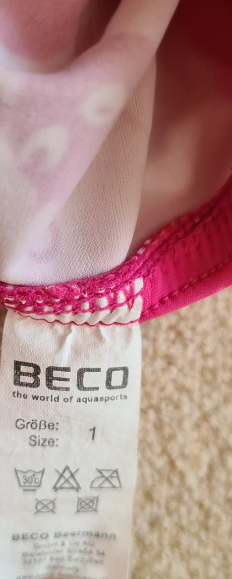 Letná uv čiapka zn. beco do vody pre dievča, 62