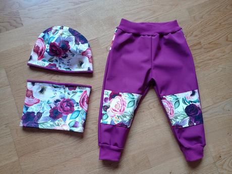 Zimné softshellové nohavice c, 68 - 140