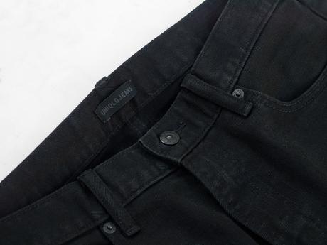 Uniqlo čierne rifle, xl