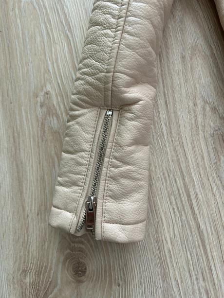 Koženková bunda značky zara, zara,xs