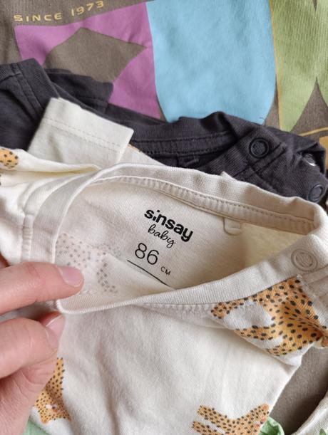 Tričká 6ks, zara,80