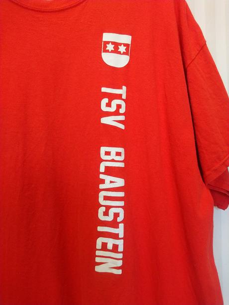 Pánske červené tričko s nápisom, gildan, xxl, xxl