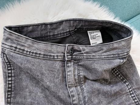 Skinny s vysokým pásom, denim,xs