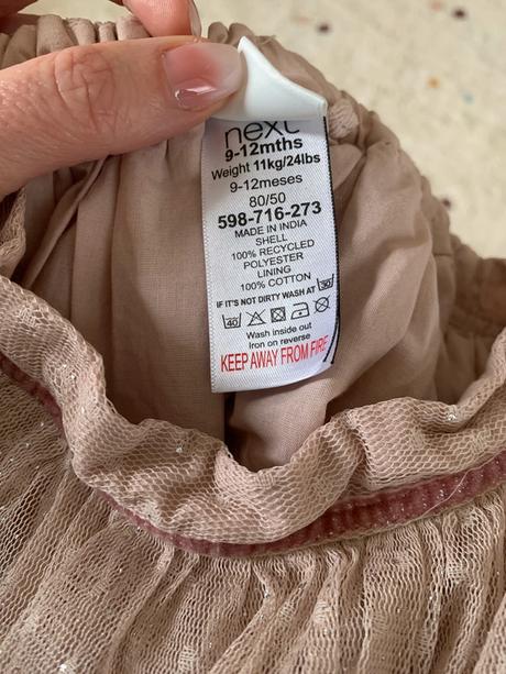 Next tylova suknička, next,80