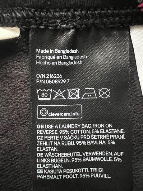 Legíny organická bavlna, h&m,128