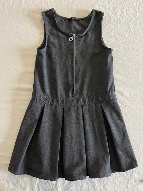 F&f sivé šaty vel.122, f&f,122