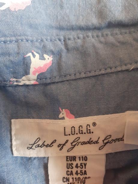 Takmer nenosená tunika l.o.g.g., č.110, h&m,110