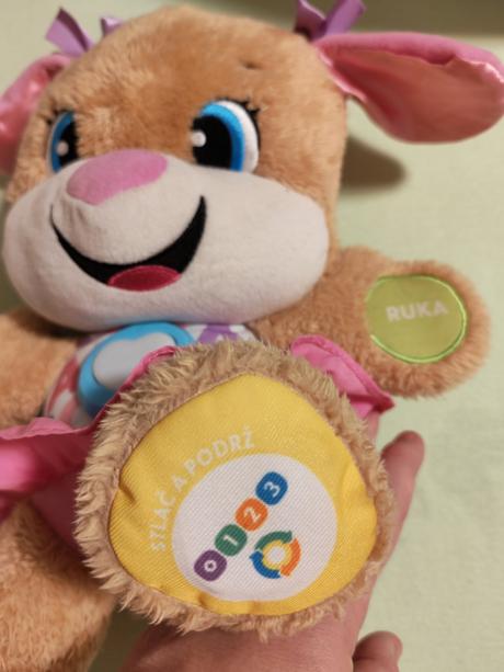 Hovoriaci psik fisher-price,