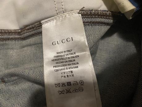 Original gucci džínsy, 32