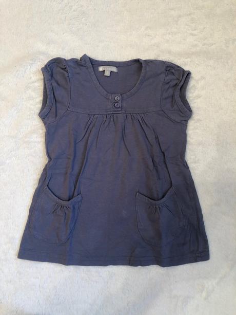 Predĺžené tričko s vreckami veľ. 98, 98