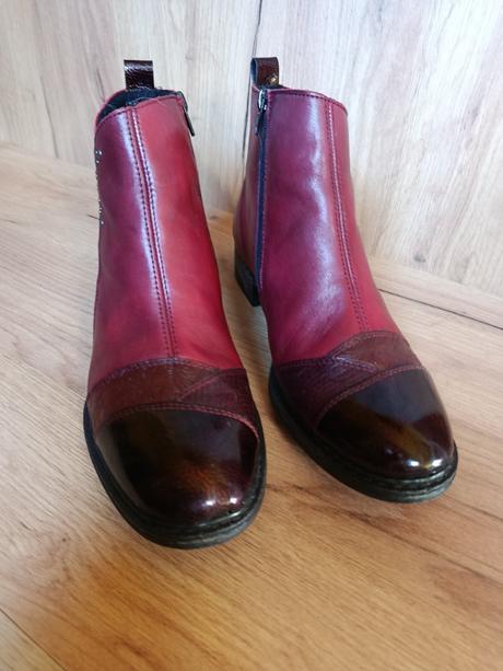 Kožené prechodné čižmy rieker, rieker,42