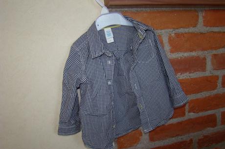 Košielka kockovaná, baby club,74