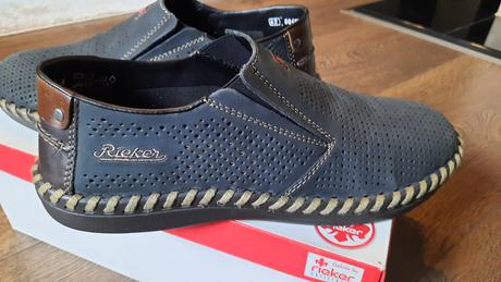 Pánske kožené topánky v.42, rieker,42