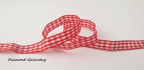 Kárované stuhy 10 mm, 