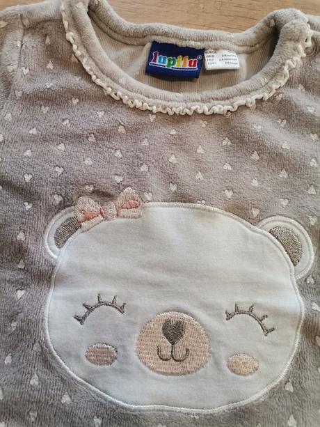 Dievčenska mikina s mackom, lupilu,62