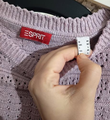 Crop lilavý svetrík esprit, esprit,m
