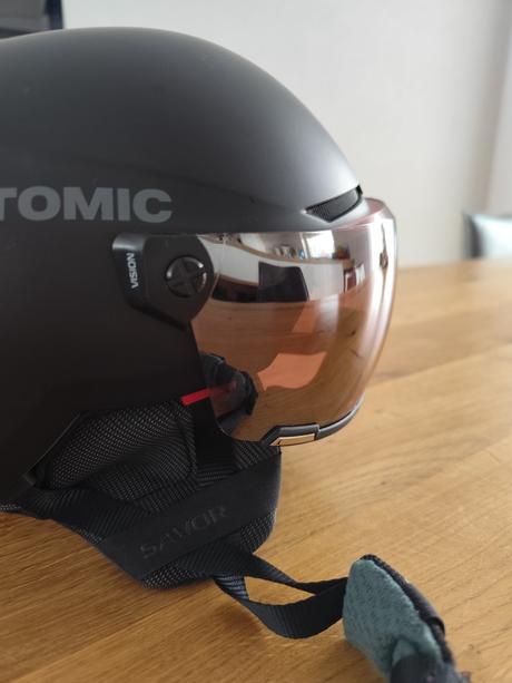 Detská lyžiarska prilba atomic savor visor xs, atomic,xs