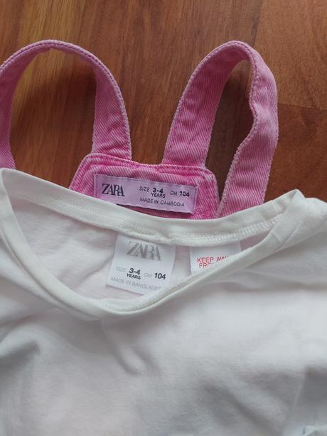 Šaty + tričko zara 104, zara,104