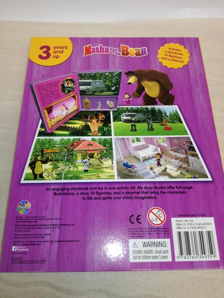 Masha and the bear my busy book, 