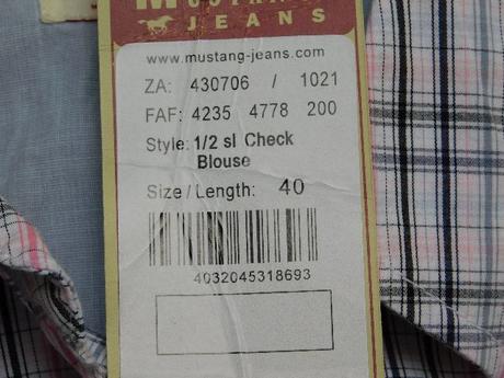 Košelova strečova bluzka, mustang,40