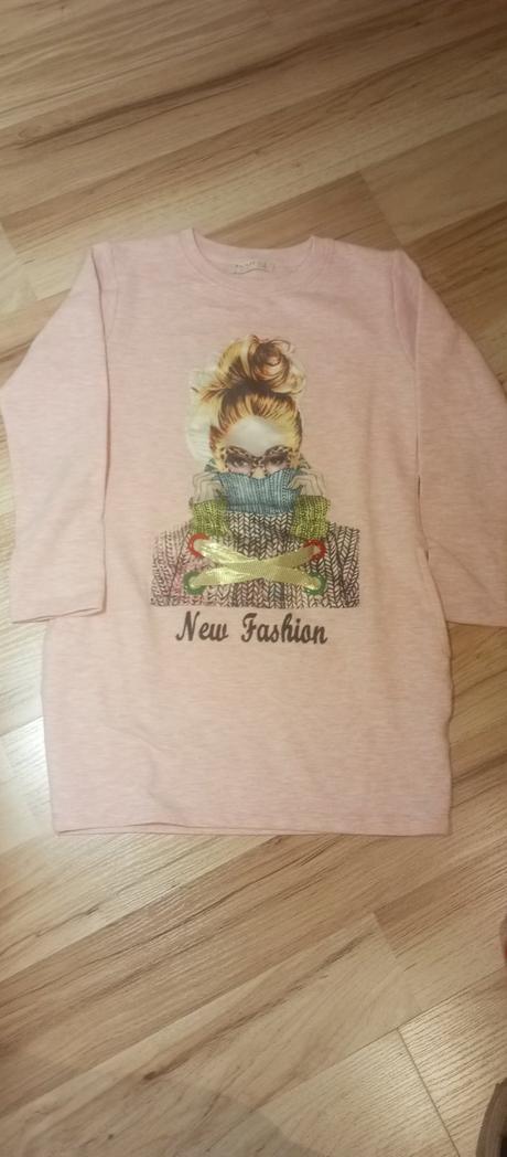 Ružové teplé šatočky, 128