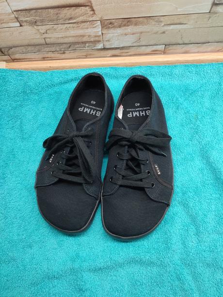 Bohempia 40 - uni čierne barefoot topánky, 40