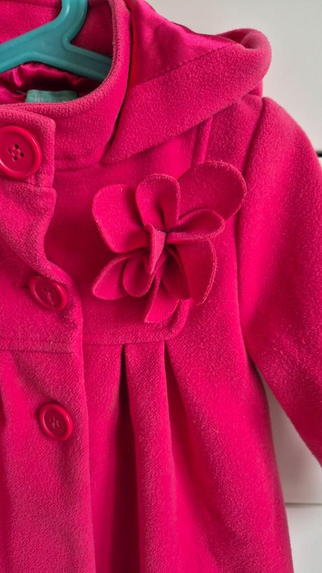 Ružovy kabatik - 98 - cena s poštou, monsoon,98