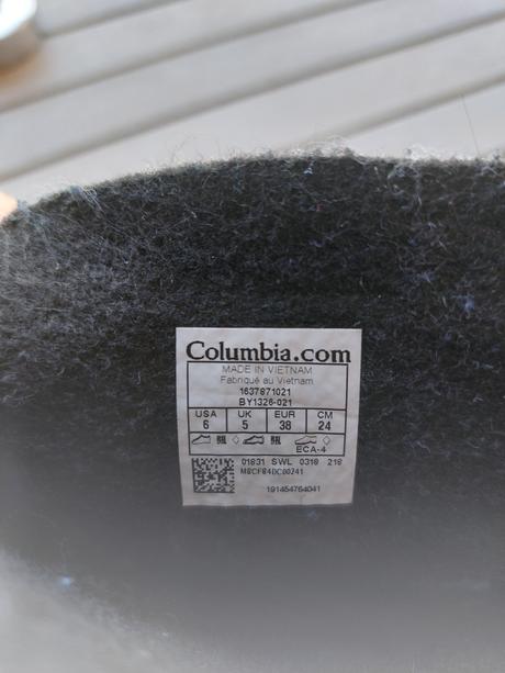 Zimne cizmy columbia 38, columbia,38