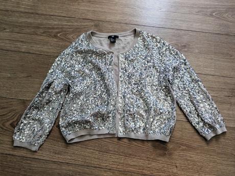 Flitrové bolerko/svetrík, h&m,s