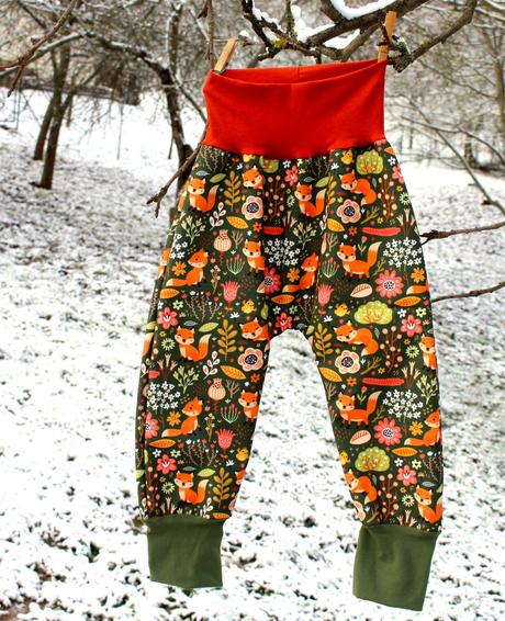 Zimné softshell nohavice, líštička, veľ 74 - 134, 74 - 140