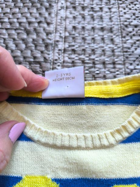 Svetrík, svetrové šaty, next,98