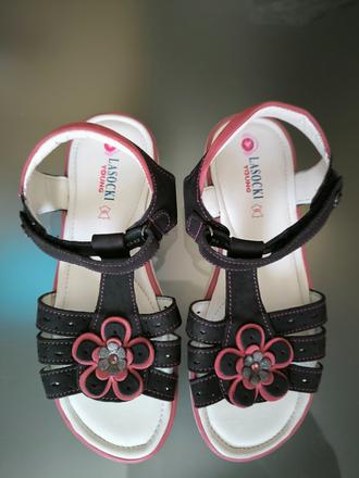 Kožené sandálky, lasocki,35