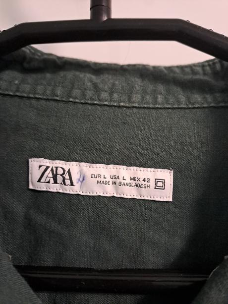 Zara ľanová košeľa, zara,l
