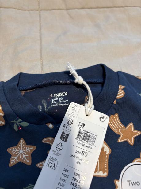 Lindex pyzamo medovníky 80, lindex,80