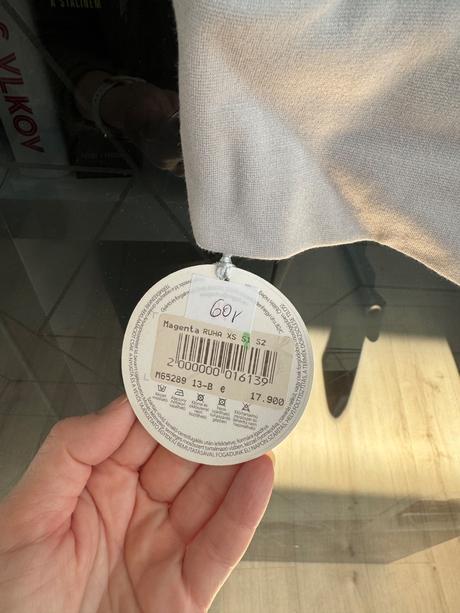 Nove, nenosene saty magenta -este s visačkou, s