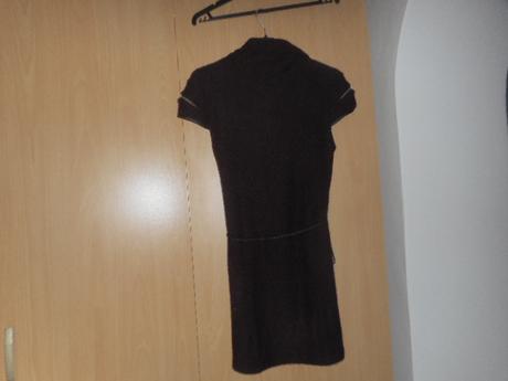 Šaty- veľ. s -čierno-bordové, s