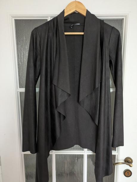 Kardigan čierny s opaskom, chantall,s