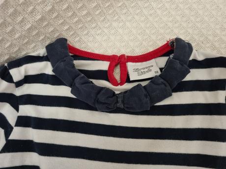 Šaty elastické s dlhým rukávom, 104