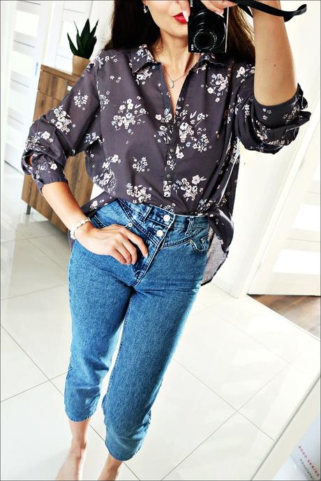 Kvetinová vzdušná blúzka, c&a,46