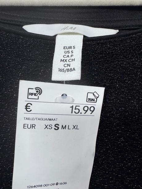 H&m crop top veľ.s - nový s visačkou, h&m,s