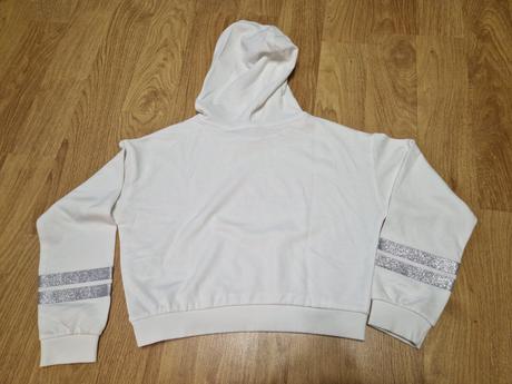 Mikina biela, h&m,134