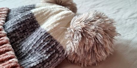 Zimná detská čiapka s 2 brmbolcami, 86