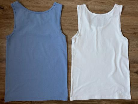 2x bavlnene dievcenske tielko 134/140, pepperts,140