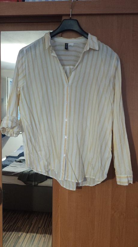 Pasikovaná košeľa h&m veľ 46, h&m,46